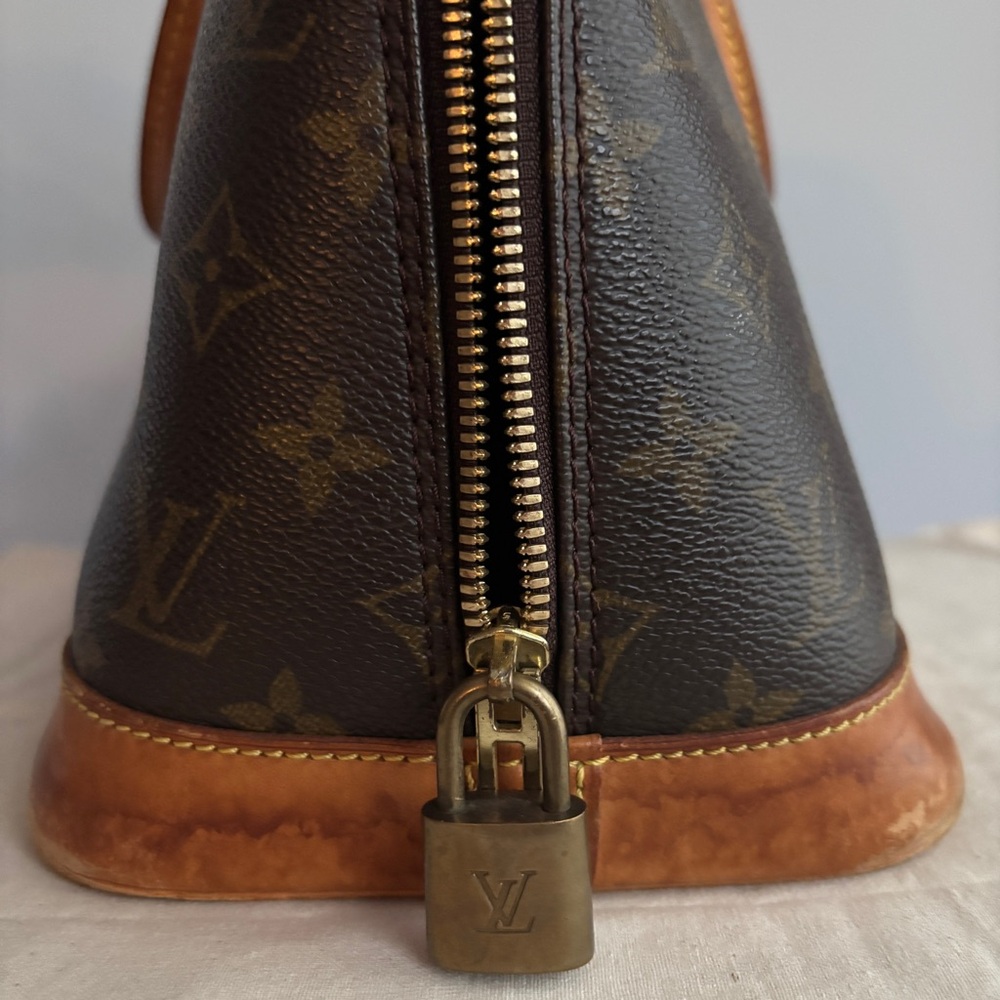 Louis Vuitton PM Alma Monogram Canvas Double Handle Bag Made in France 2001 - Picture 8 of 11